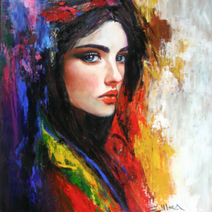 portrait of a beautiful turkish woman